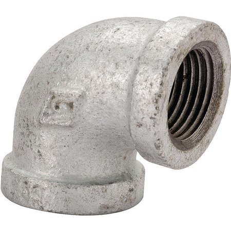 PROSOURCE Exclusively Orgill Reducing Pipe Elbow, 112 x 112 x 1 x 1 in, Threaded, 90 deg Angle PPG90R-40X25